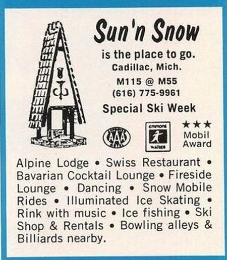 Sun n Snow Motel - Vintage Ad (newer photo)